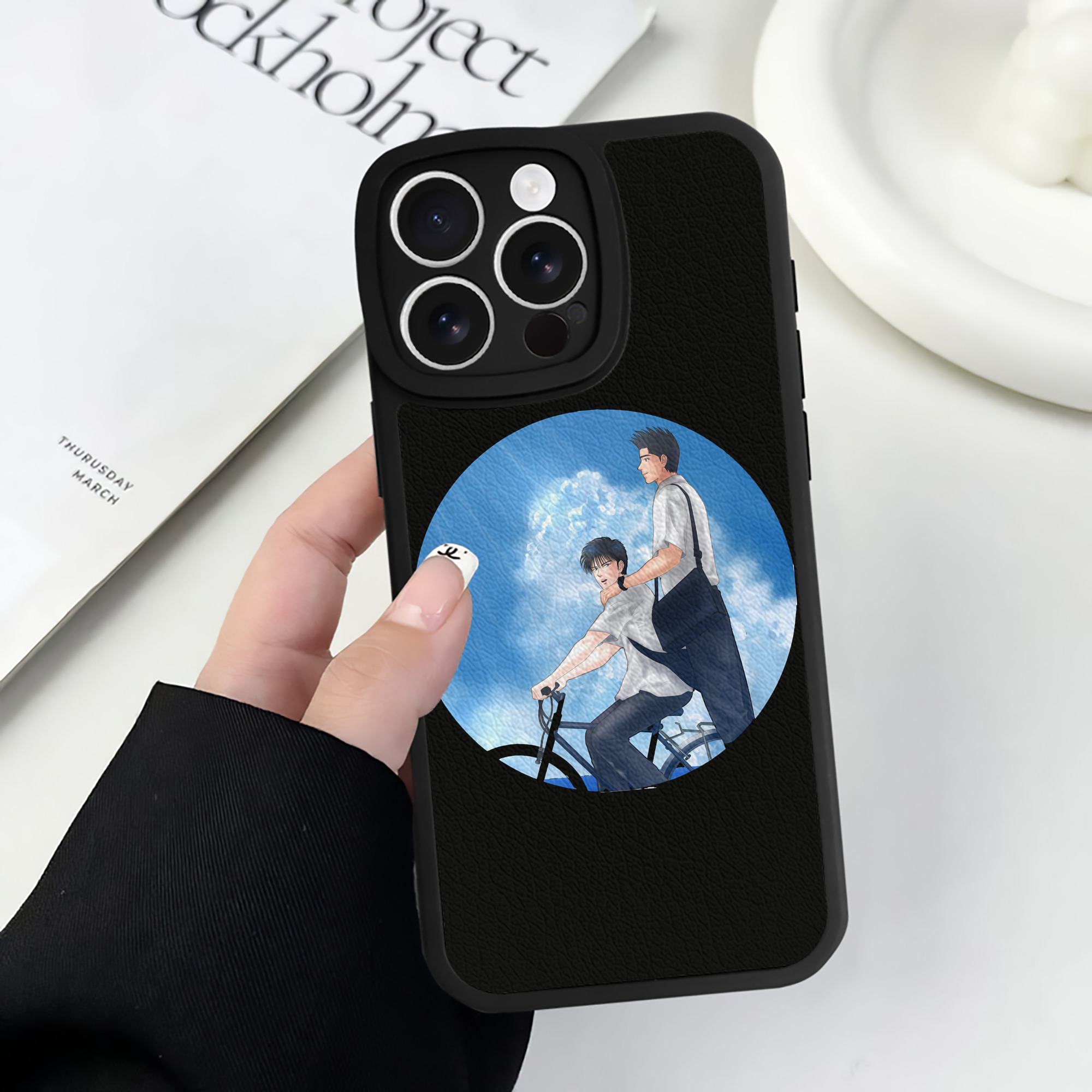 （画像用） SLAM DUNK／スラムダンク 【iPhone 16シリーズ対応】シリコンスマホケース（レザー調） 材質：シリコン